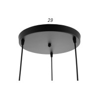 Светильник BayerLux "Прямоугольник" 3x40Вт E27 черный 25x25x14-134 см 7349024