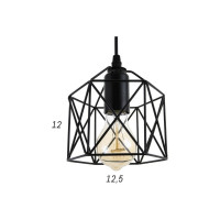 Светильник BayerLux "Прямоугольник" 3x40Вт E27 черный 25x25x14-134 см 7349024