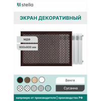 Экран на батарею отопления STELLA МДФ 90x60 см., Сусанна венге ЦБ-00002273