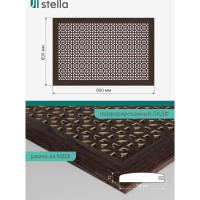 Экран на батарею отопления STELLA МДФ 90x60 см., Сусанна венге ЦБ-00002273