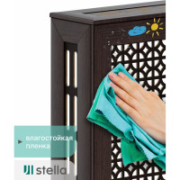 Экран на батарею отопления STELLA МДФ 90x60 см., Сусанна венге ЦБ-00002273