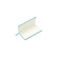 Блокнот BRAUBERG ULTRA А5 130x210 мм, под кожу, 80 г/м2, 96 листов, клетка, бирюзовый 113009