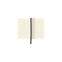 Блокнот BRAUBERG Metropolis Ultra малый формат А6 100x150 мм, под кожу, 80 листов, клетка, черный 113324
