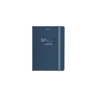 Блокнот BRAUBERG Shade с резинкой в клетку 96 листов, А5 145x203 мм, твердая обложка 113725