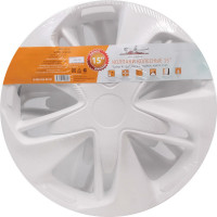 Колесные колпаки Airline Супер Астра 15", белый карбон, комплект 2 шт. AWCC-15-26