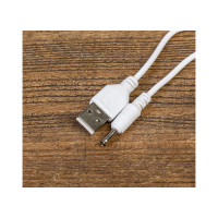 Настольная лампа RISALUX "Фонарь" 1Вт 14 LED USB 3AA белый 13х10х42 см 3973191