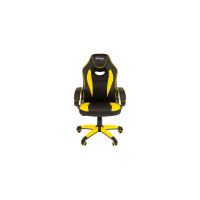 Компьютерное кресло BRABIX Blaze GM-162, TW/экокожа, черное/желтое 532579