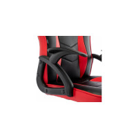 Компьютерное кресло BRABIX Shark GM-203, экокожа, черное/красное 532512