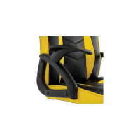 Компьютерное кресло BRABIX Shark GM-203, экокожа, черное/желтое 532514