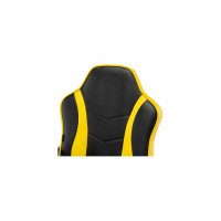 Компьютерное кресло BRABIX Shark GM-203, экокожа, черное/желтое 532514