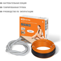 Двухжильный теплый пол в стяжку TDM ELECTRIC "ПРОФИ", 11 м, 200 Вт, S укладки 1,1-1,7 кв.м., SQ2501-0013