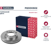 Тормозной диск передний Mitsubishi Pajero III, IV 00- MARSHALL M2000502