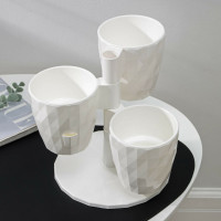 Многоярусное кашпо СИМАЛЕНД Ruby белое 4534401