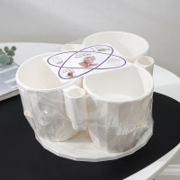 Многоярусное кашпо СИМАЛЕНД Ruby белое 4534401