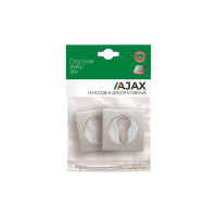 Накладка под цилиндр Ajax ET JK SSC-16 сатинированный хром 43405