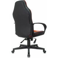 Компьютерное кресло BRABIX Game GM-017, экокожа/ткань, черное/красное 532642