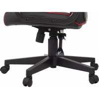 Компьютерное кресло BRABIX Game GM-017, экокожа/ткань, черное/красное 532642