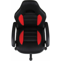Компьютерное кресло BRABIX Spark GM-201, экокожа, черное/красное 532503