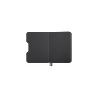 Блокнот BRAUBERG А5, 162x218мм, NOTE, под кожу, софт-тач, с резинкой, 80л, клетка, серый 113440