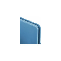 Блокнот BRAUBERG А5, 148x218мм, DUO, под кожу, с резинкой, 80л, клетка, голубой/розовый 113432