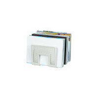 Лоток-сортер для бумаг BRAUBERG Office-Expert, 3 отделения, 207x212x168 мм, сетчатый, серый 238022