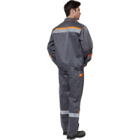 Костюм Эксперт Спецодежда Комфорт 1, серый/оранжевый, р. 60-62, рост 182-188 6446000027212