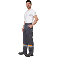 Костюм Эксперт Спецодежда Комфорт 1, серый/оранжевый, р. 60-62, рост 182-188 6446000027212