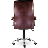 Офисное кресло BRABIX PREMIUM "Cuba EX-542", экокожа, коричневое, 532550