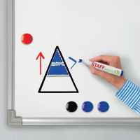 Магнитно-маркерная доска Staff 90x120 см, металлическая рамка, ECO 238138