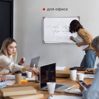 Магнитно-маркерная доска Staff 45x60 см, металлическая рамка, ECO 238136
