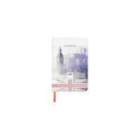 Блокнот BRAUBERG VISTA London малый формат, 100x150 мм, А6, под кожу, твердый, 80 л 112092
