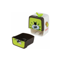 Механическая точилка Пифагор Киви корпус белый/салатовый 270428