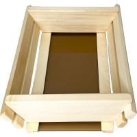 Абажур со стеклом Бацькина Баня Relaxing light бронза, 40x30x10 см 30777