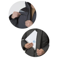 Куртка Эксперт Спецодежда Дэлф, серый/черный, р. 52-54, рост 182-188 6446000025690