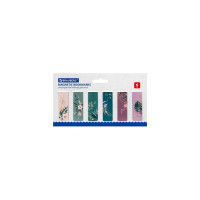 Магнитные закладки для книг BRAUBERG TROPICS набор 12 шт, 60x20 мм 113172