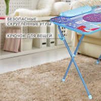 Комплект детской мебели BRAUBERG NIKA KIDS КОСМОС голубой, стол + стул, пенал 532634