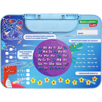 Комплект детской мебели BRAUBERG NIKA KIDS КОСМОС голубой, стол + стул, пенал 532634