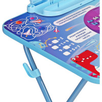 Комплект детской мебели BRAUBERG NIKA KIDS КОСМОС голубой, стол + стул, пенал 532634