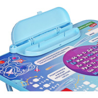 Комплект детской мебели BRAUBERG NIKA KIDS КОСМОС голубой, стол + стул, пенал 532634