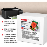 Матовая фотобумага BRAUBERG ORIGINAL 10x15 см, 230 г/м2, односторонняя, 500 листов 363975