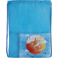 Мешок для обуви ЮНЛАНДИЯ Moon fox карман на молнии, 33x42 см 271054