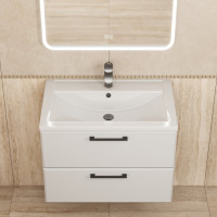 Раковина для ванной комнаты Uperwood Foster 70 см, прямоугольная 291020341