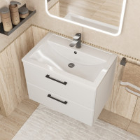 Раковина для ванной комнаты Uperwood Foster 70 см, прямоугольная 291020341