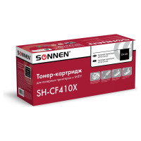 Лазерный картридж SONNEN SH-CF410X для HP LJ Pro M477/M452, высшее качество, черный, 6500 страниц 363946