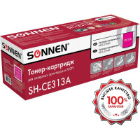 Лазерный картридж SONNEN SH-CE313A для HP СLJ CP1025, высшее качество, пурпурный, 1000 страниц 363965