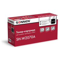 Лазерный картридж SONNEN SH-W2070A для HP СLJ 150/178, высшее качество, черный, 1000 страниц 363966