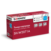 Лазерный картридж SONNEN SH-W2071A для HP СLJ 150/178, высшее качество, голубой, 700 страниц 363967