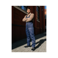 Полукомбинезон ООО ГУП Бисер Ветер MIX BLUE утепленный, синий, р-р 44-46 рост 170-176 4640100807718