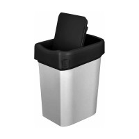 Контейнер для мусора Econova "METAL BIN" 10 л, черный 434261213