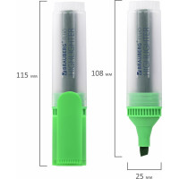 Набор текстовыделителей BRAUBERG FLUO 4 шт, ассорти, линия 1-5 мм 150403